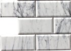 Bianco Carrara marble tiles